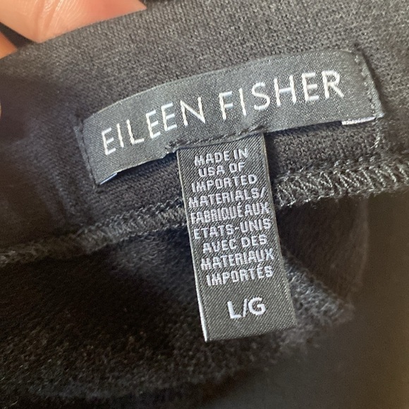 Eileen Fisher Black Wide Leg Pants Size Large - Picture 11 of 16